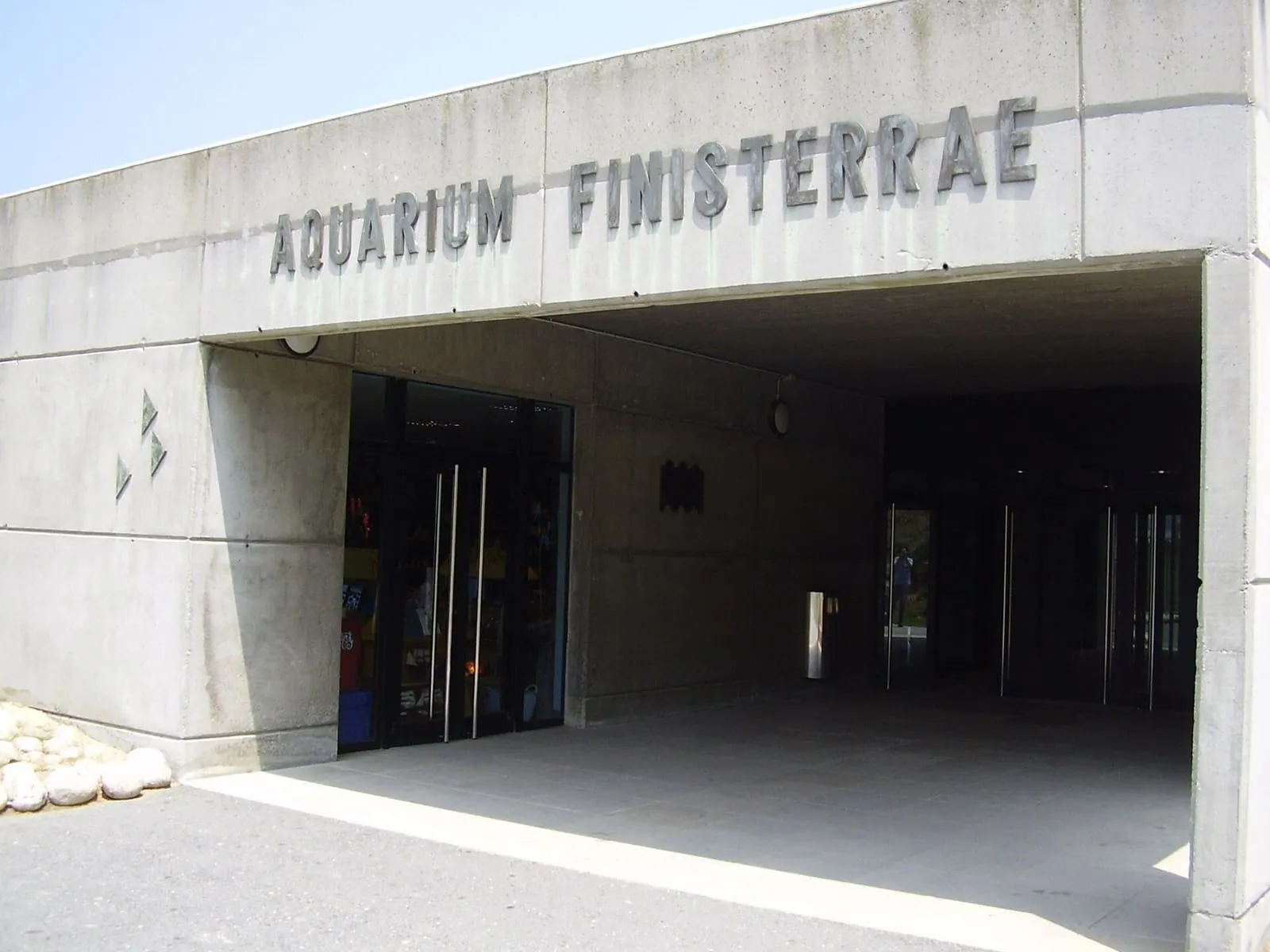 La entrada del Aquarium Finisterrae, en el paseo marítimo de A Coruña