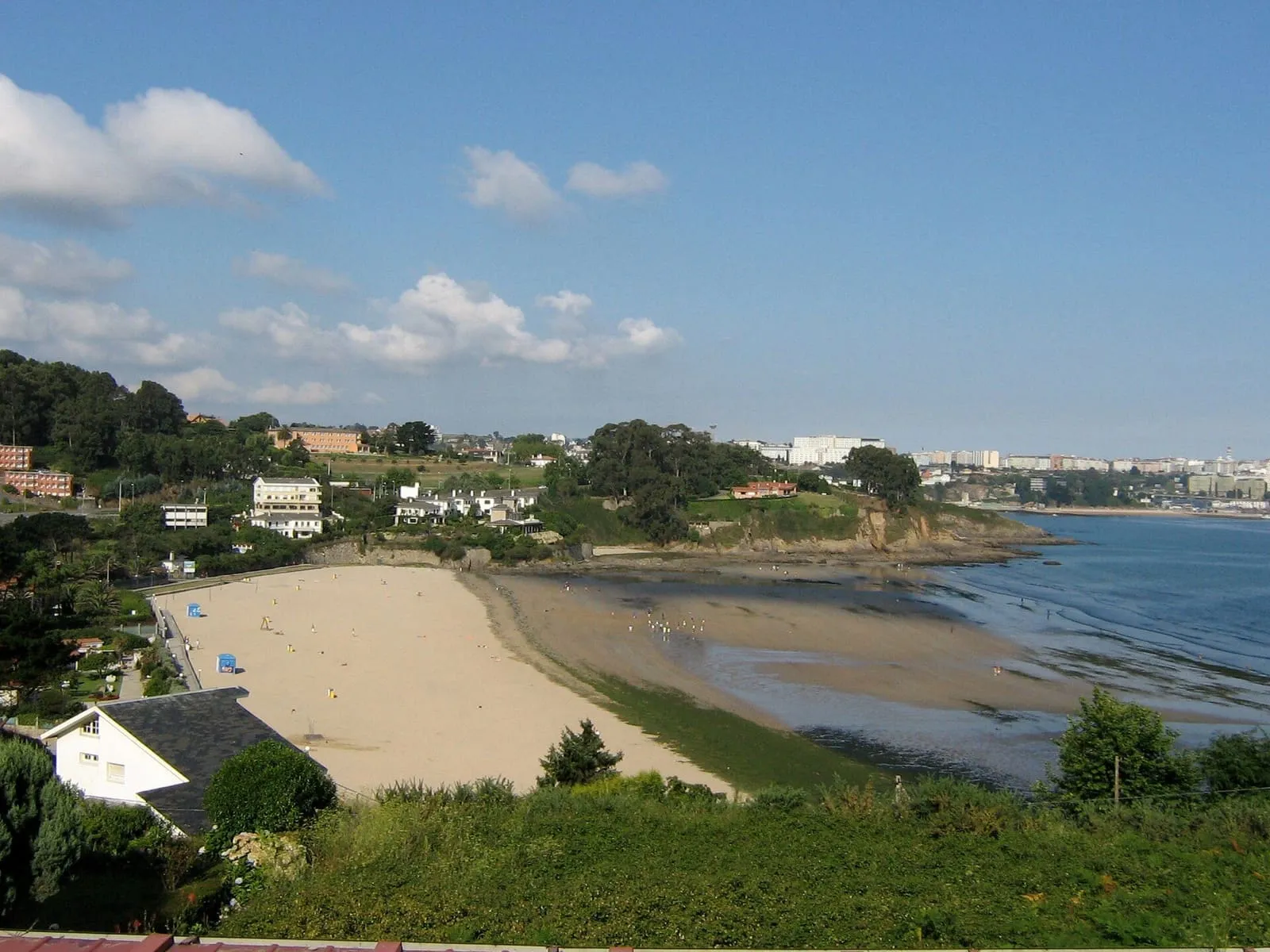 La playa de Bastiagueiro, en Oleiros