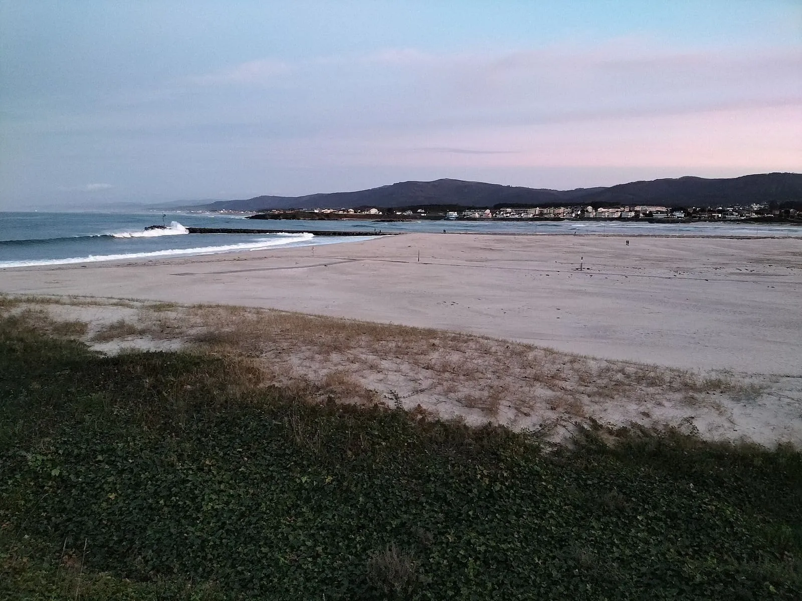 La playa de A Rapadoira, en Foz