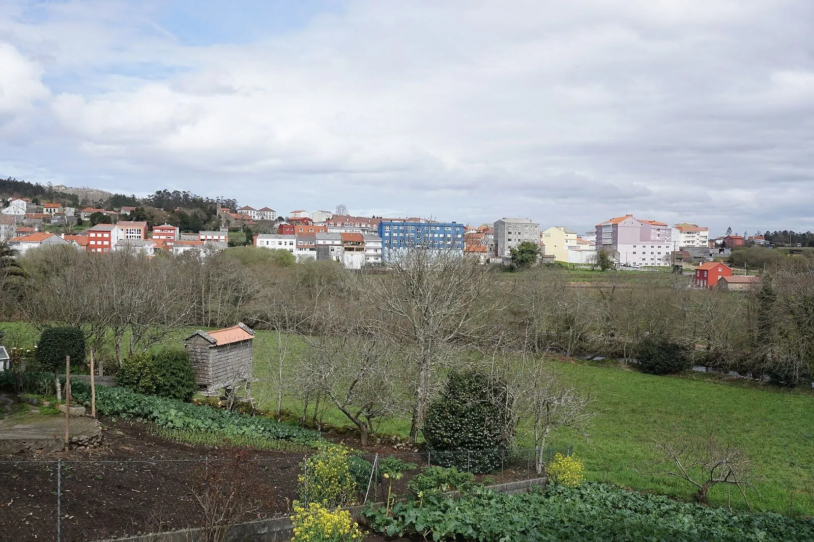 Vista general de Baio, en el municipio de Zas